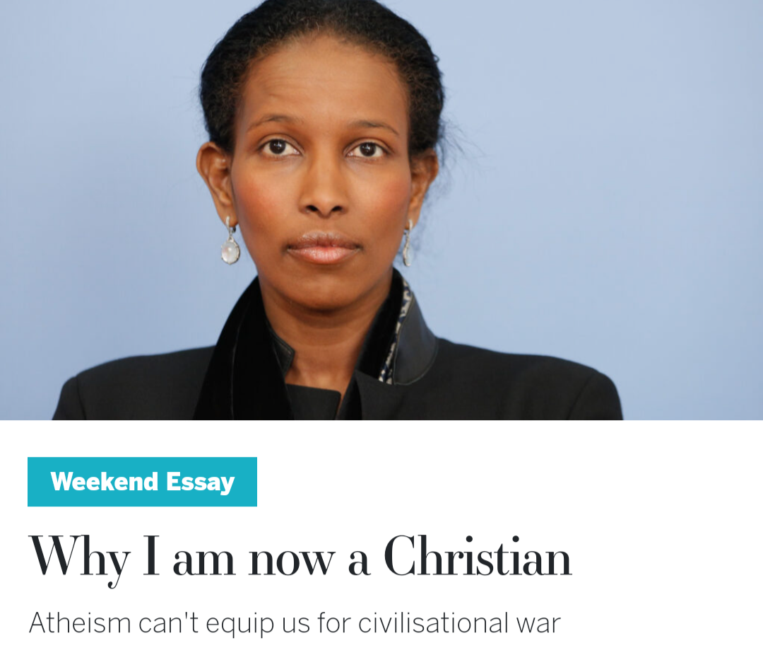 An open letter to Ayaan Hirsi Ali